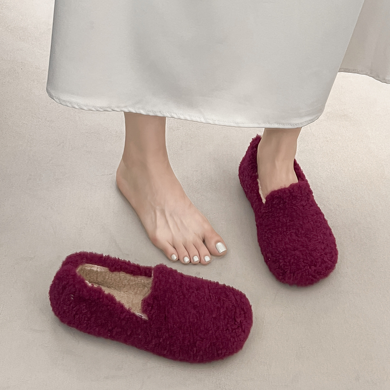2026Women Fuzzy Warm Slip‑on S - Outdoor Lighting For Your Home ulasan dan harga