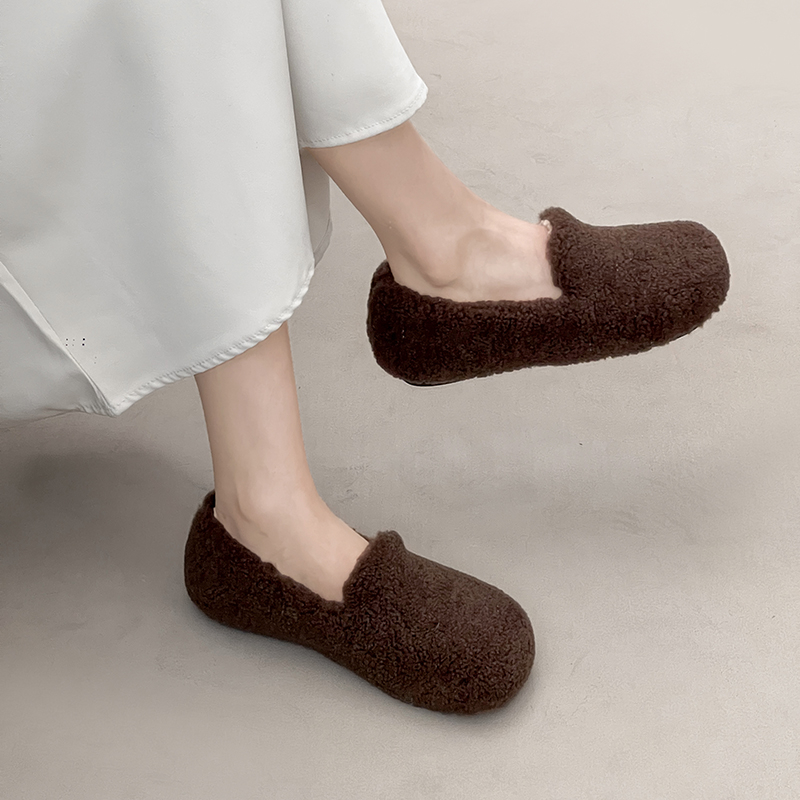 2026Women Fuzzy Warm Slip‑on S - Outdoor Lighting For Your Home ulasan dan harga