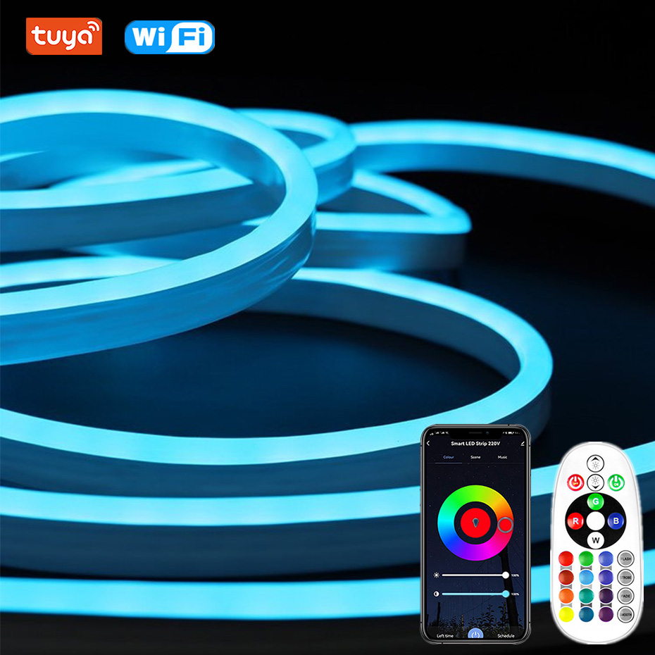 220V 1M-50M RGB LED Neon Strip - Outdoor Lighting Uk ulasan dan harga