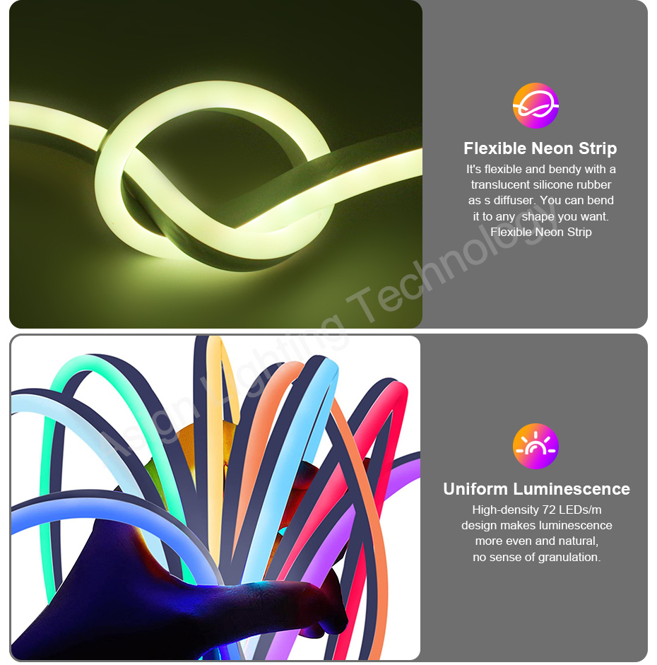 220V 1M-50M RGB LED Neon Strip - Outdoor Lighting Uk ulasan dan harga