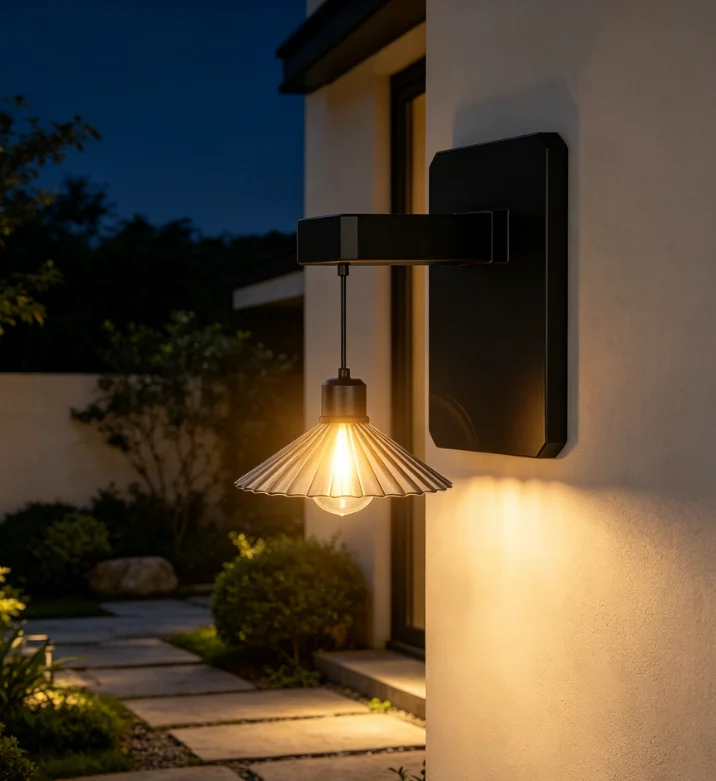 Solar Outdoor Wall Lamp Retro  - Outdoor Lighting Waterproof ulasan dan harga