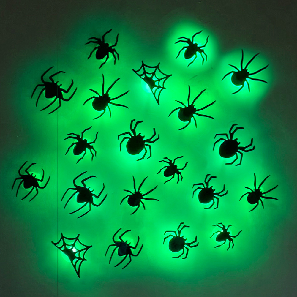 Halloween LED Bats Spider Deco - Outdoor Lighting Effects ulasan dan harga