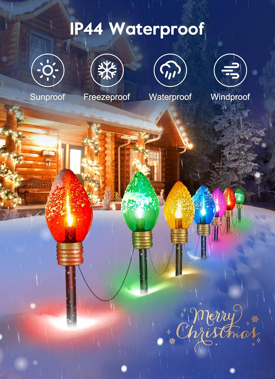 Outdoor Christmas Pathway Ligh - Outdoor Lighting Pathway ulasan dan harga