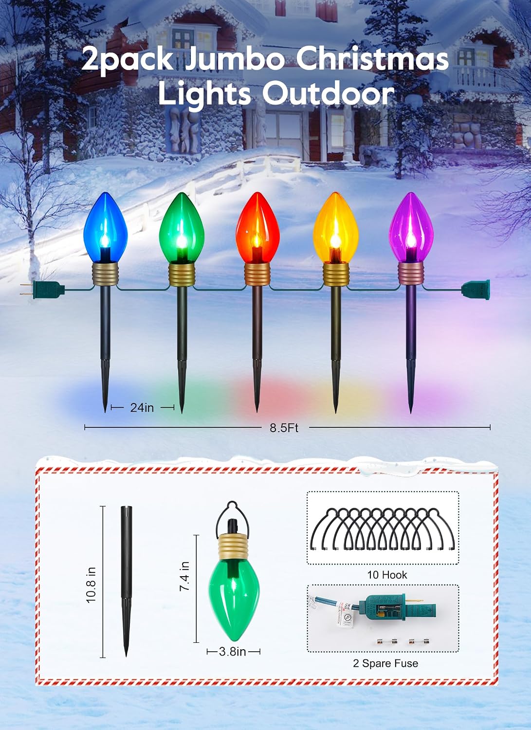 Outdoor Christmas Pathway Ligh - Outdoor Lighting Pathway ulasan dan harga
