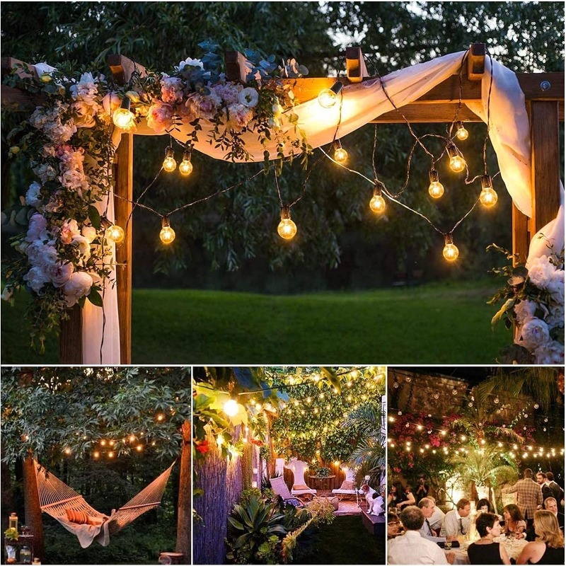LED Outdoor Light String 64FT  - Outdoor Lighting Effects ulasan dan harga