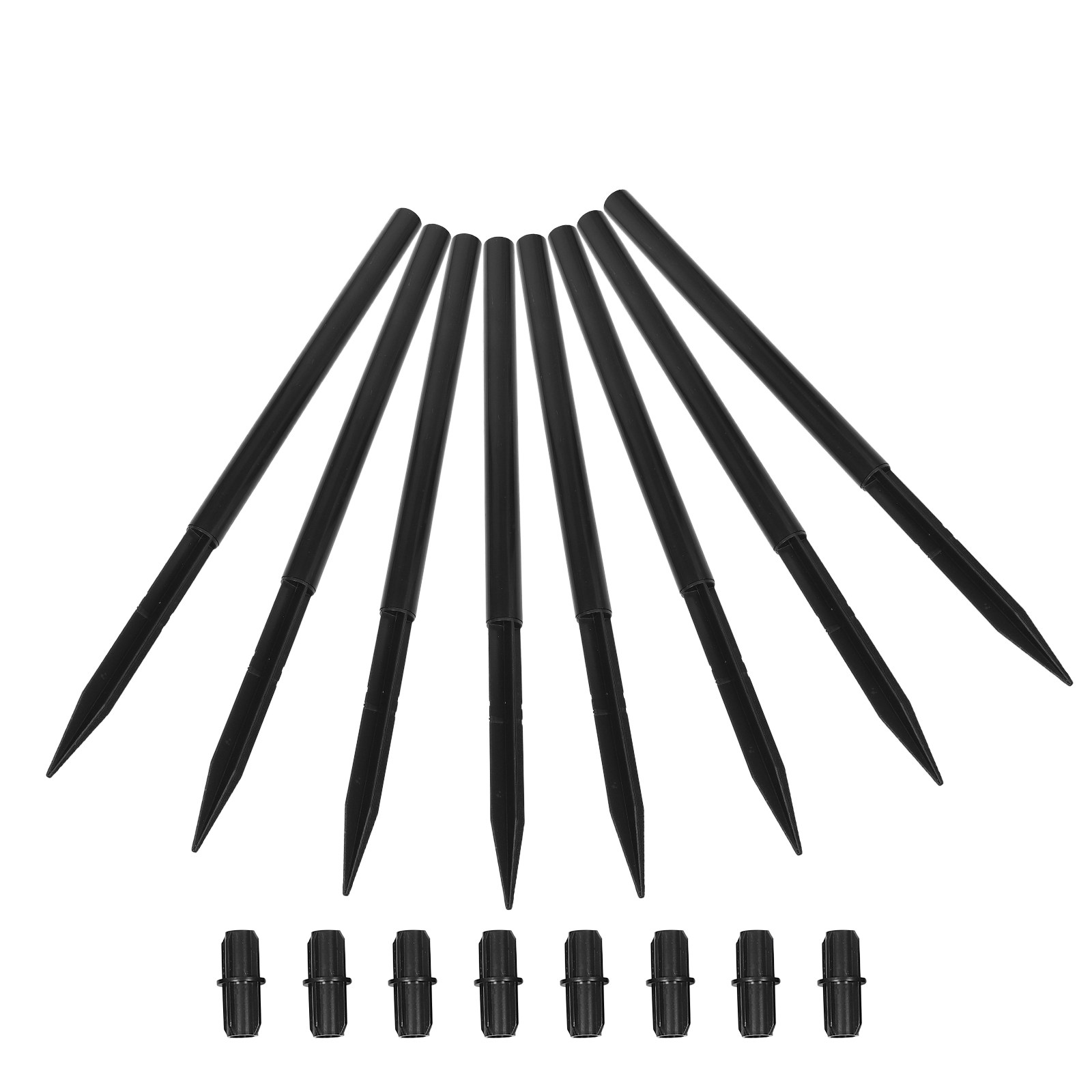 8Set Plastic Solar Light Stake - Outdoor Lighting Pathway ulasan dan harga