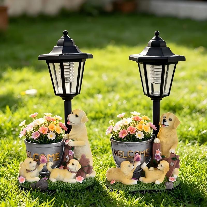 Golden Retriever Planter Statu - Outdoor Lighting And Landscape ulasan dan harga