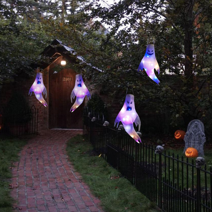 Halloween Outdoor Ghost Pendan - Outdoor Lighting Effects ulasan dan harga