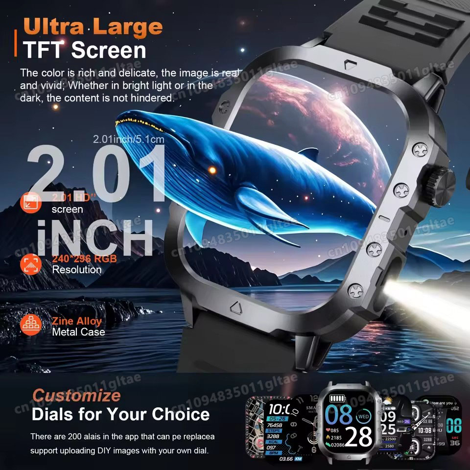 2026 Global Hiking Smartwatch  - Outdoor Lighting Track ulasan dan harga