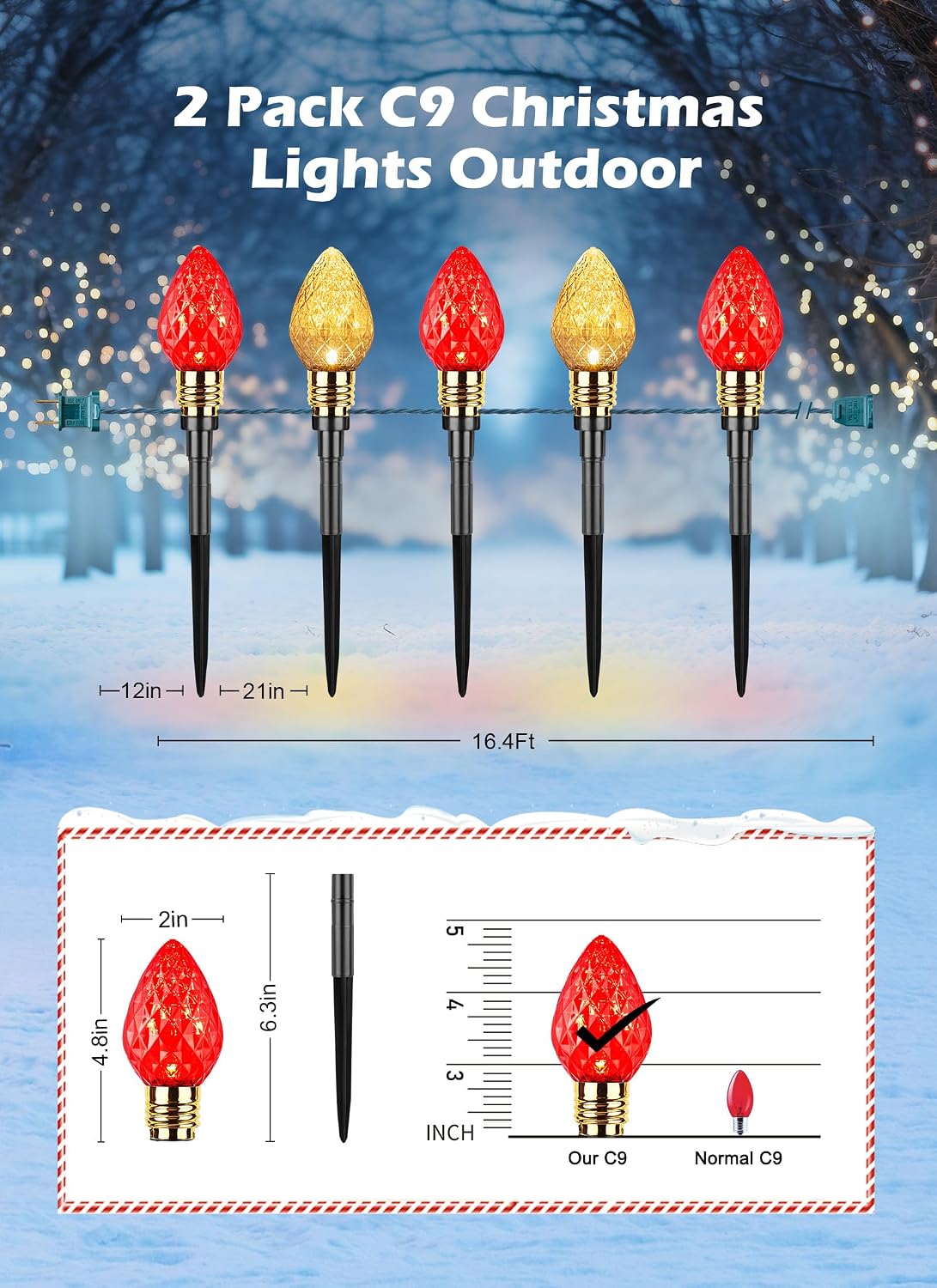 Outdoor Christmas Pathway Ligh - Outdoor Lighting Pathway ulasan dan harga