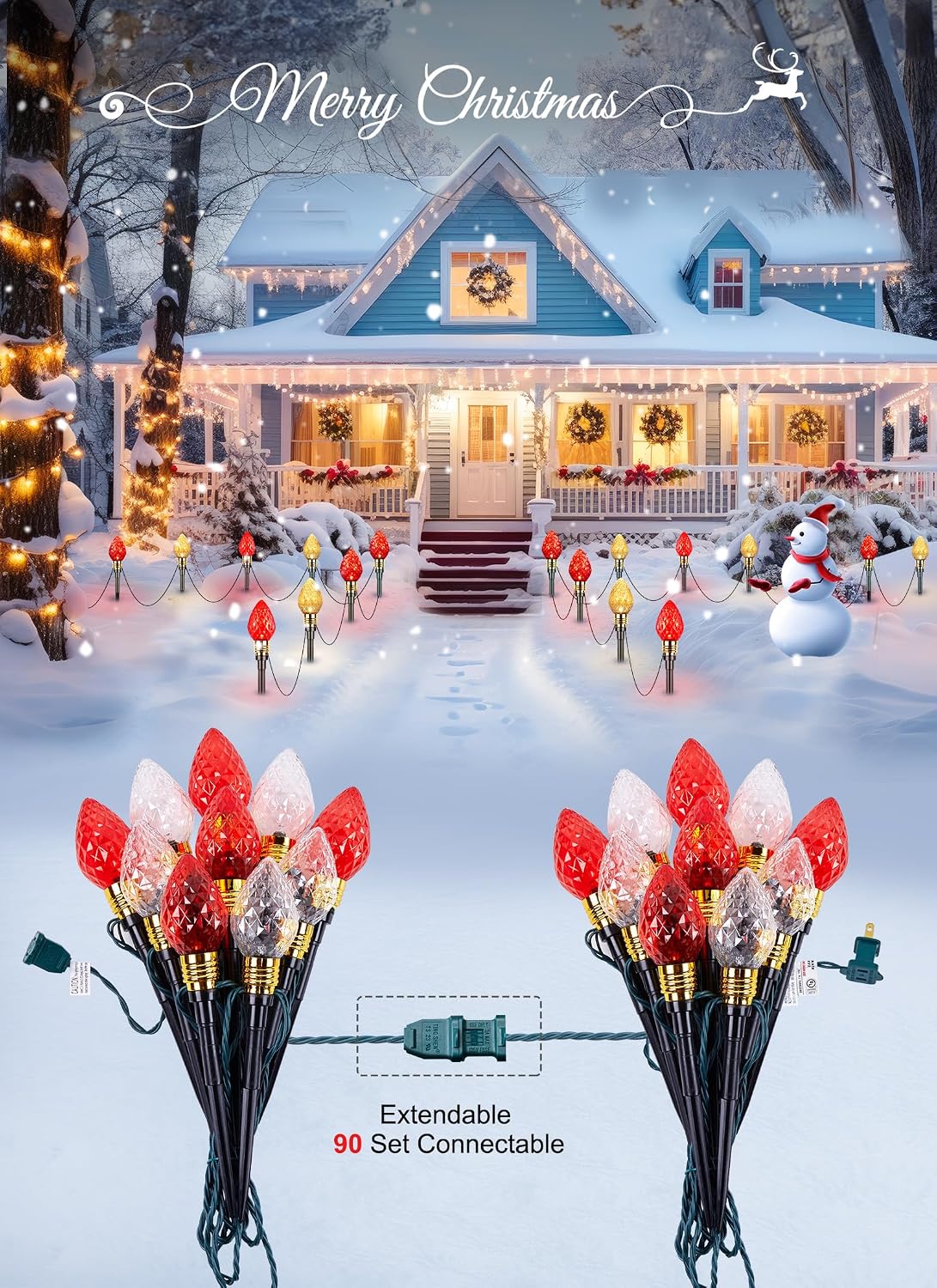 Outdoor Christmas Pathway Ligh - Outdoor Lighting Pathway ulasan dan harga