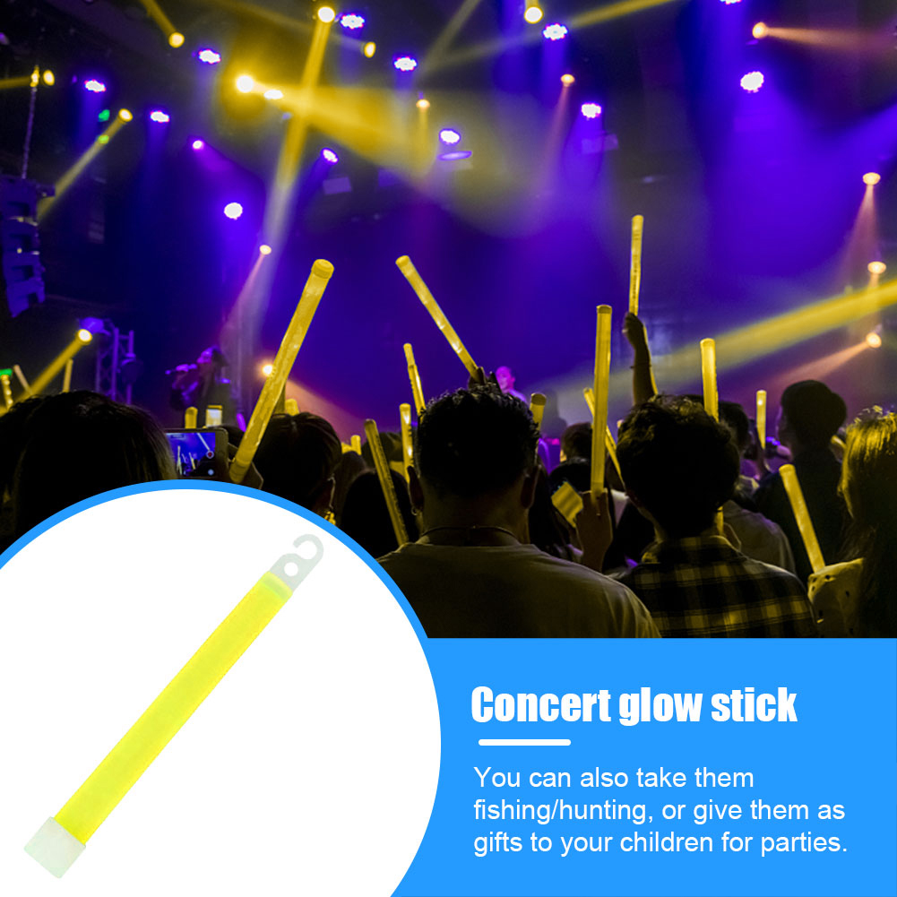 1-20pcs Glow Sticks With Hook  - Outdoor Lighting Effects ulasan dan harga
