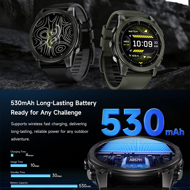 New 5ATM Waterproof Smart Watc - Outdoor Lighting Wireless ulasan dan harga